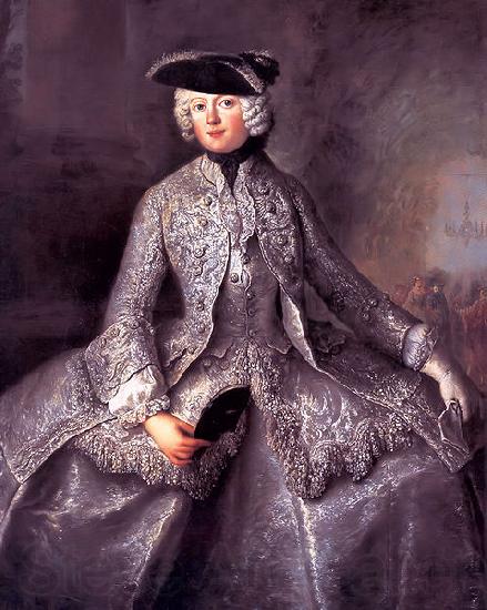 antoine pesne Prinzessin Amalia von Preussen (1723-1787) als Amazone Norge oil painting art